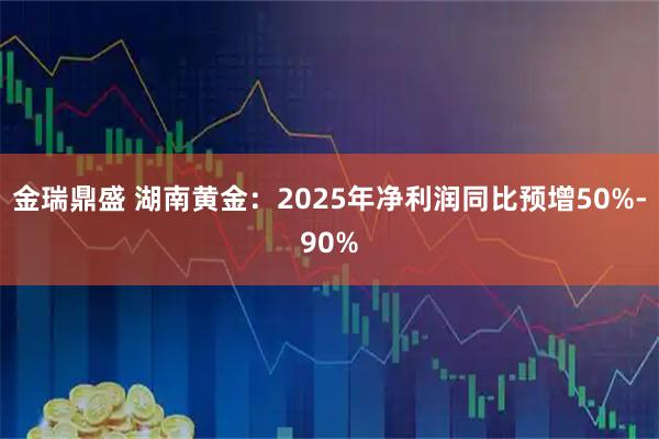 金瑞鼎盛 湖南黄金：2025年净利润同比预增50%-90%
