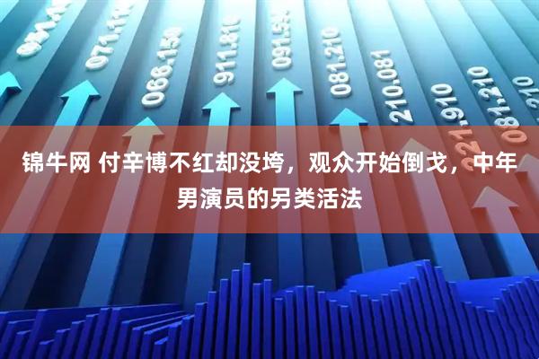 锦牛网 付辛博不红却没垮，观众开始倒戈，中年男演员的另类活法